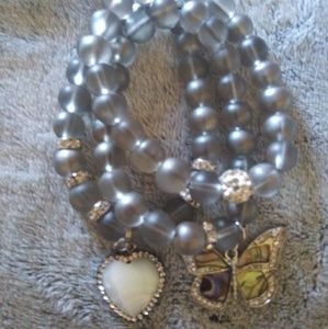 Butterfly bracelet set